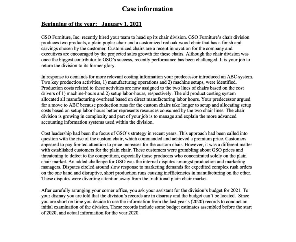  Please answer questions 1 through 7 on Requirements for Part 1.