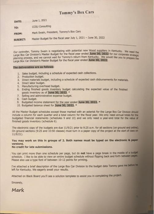 Budgeting Project due Nov. 9th. Need to complete the template that's attached,