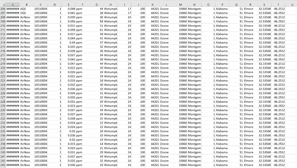 AQS 18 ######## AQS 19 ## AQS 20 ######## AQS 21 #####