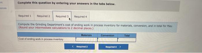 goes through three processing departments -- Grinding. Mixing. and Cooking. All raw