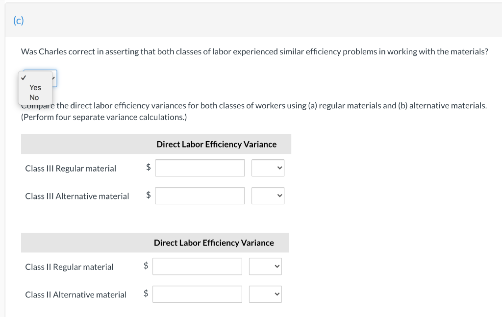 (c) ( Was Charles correct in asserting that both classes of