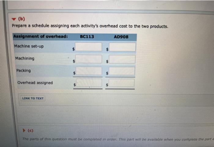 activity cost pools and two products. It estimates production of 3.000 units