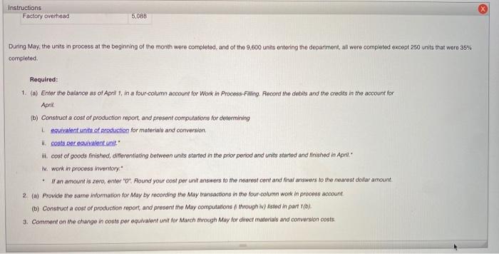 filling processes, Materials are entered from the cooking process at the beginning