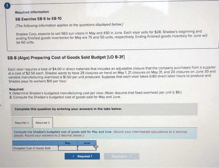 and 50 units, respectively. Ending finished goods inventory for June will be