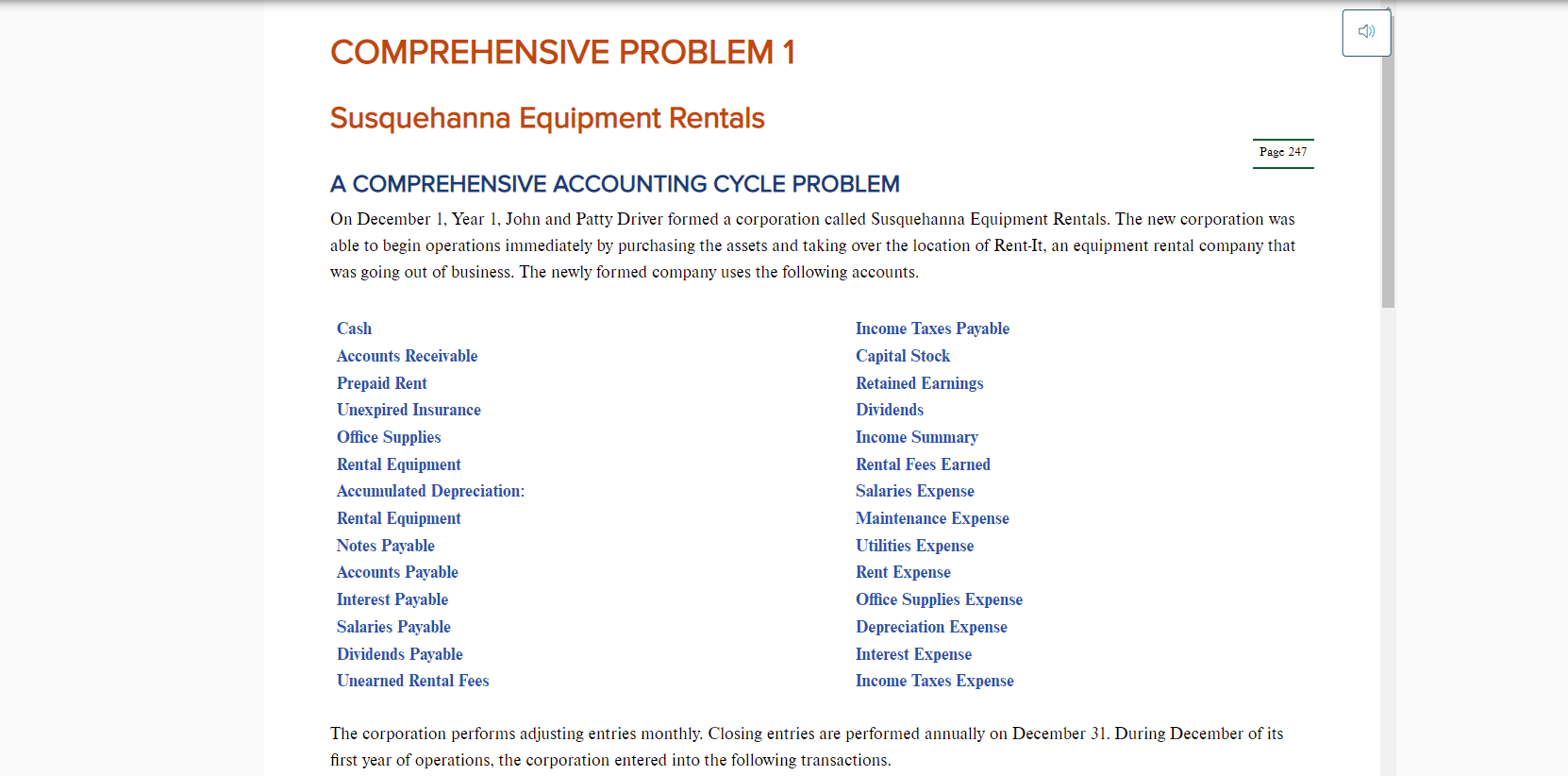 Please only answer parts a. 6. - b. - c. and e.