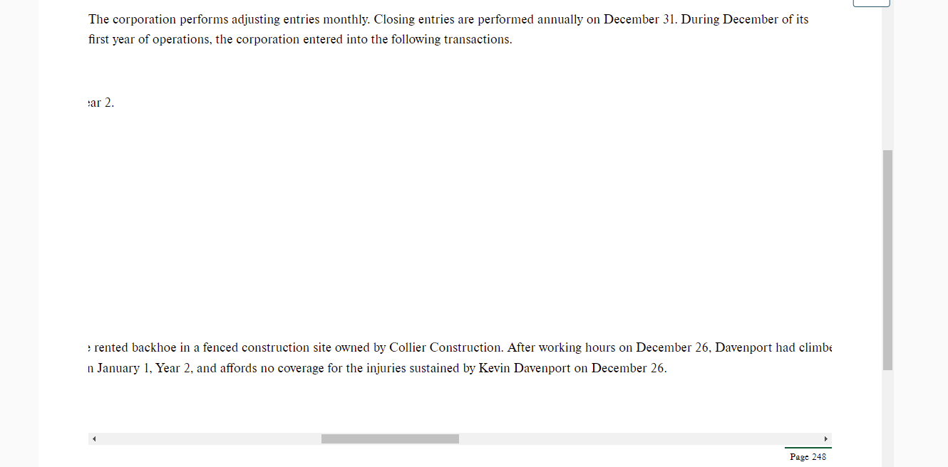 A COMPREHENSIVE ACCOUNTING CYCLE PROBLEM On December 1, Year 1, John and
