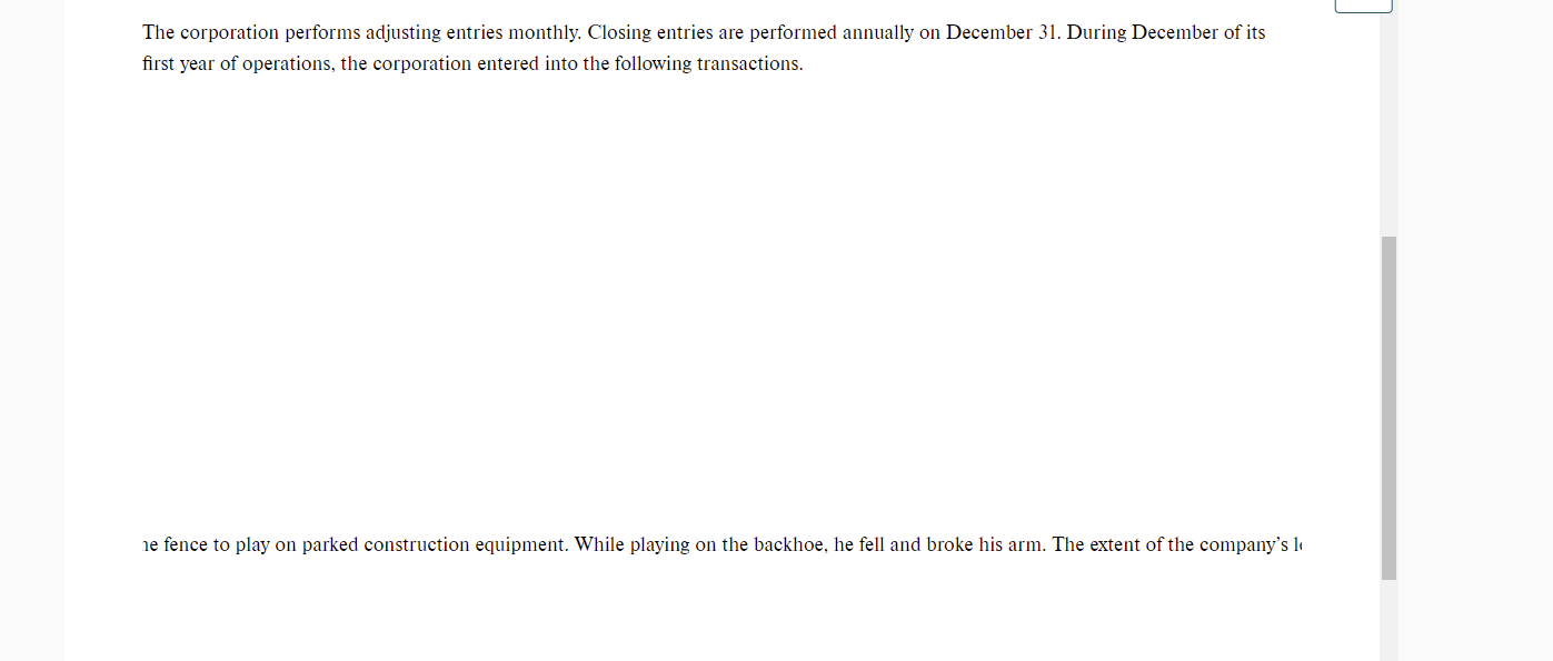 Patty Driver formed a corporation called Susquehanna Equipment Rentals. The new corporation