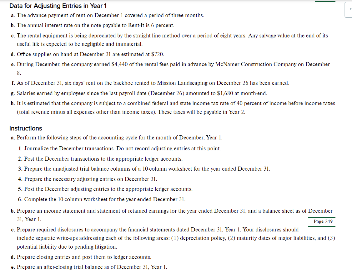 out of business. The newly formed company uses the following accounts. Cash