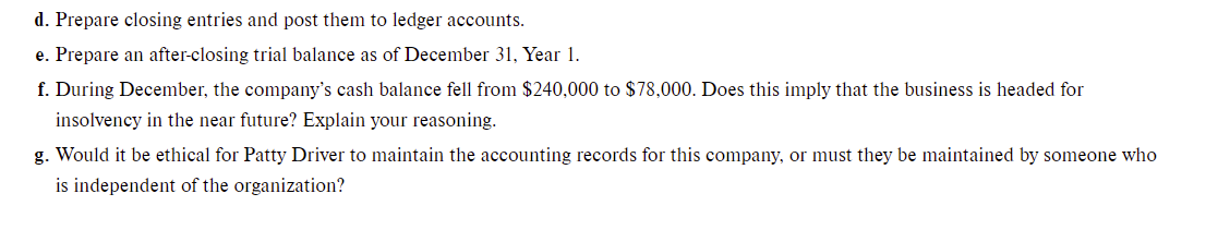 Accounts Receivable Prepaid Rent Unexpired Insurance Office Supplies Rental Equipment Accumulated Depreciation: