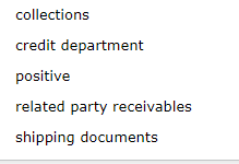open account, the sale should be approved by the 2 A is