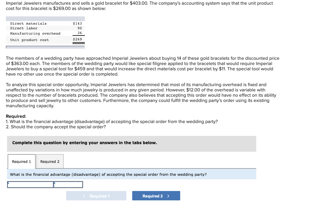 product line would not affect sales of other product lines and would