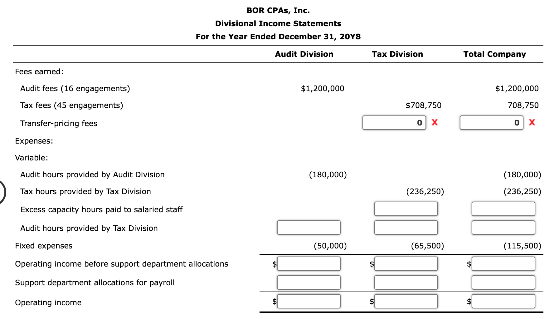 of both public companies and privately owned companies. BORs CPAs also provide