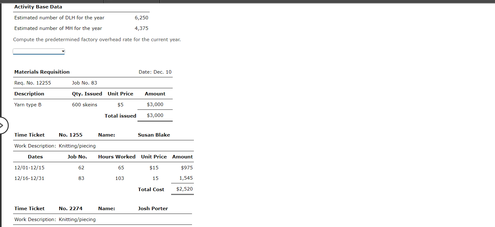 Great Price Company (POGP Company), which produces high-end knitted sweaters and sweater