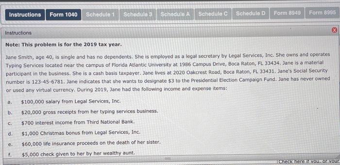  Instructions Form 1040 Schedule 1 Schedulo 3 Schodulo A Schedule C