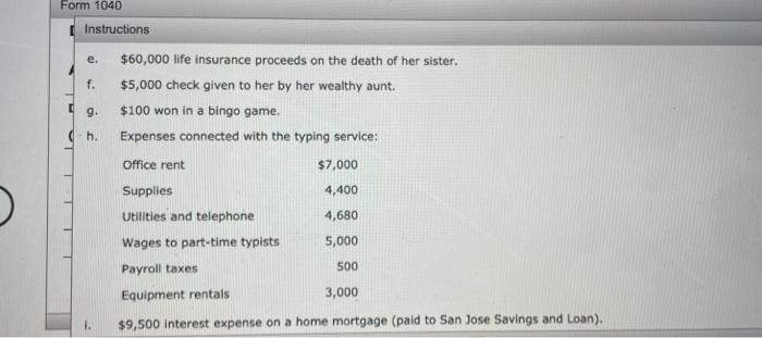 Schedulo D Form 8948 Form 8995 Instructions Note: This problem is for