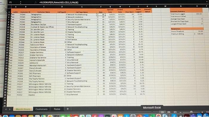  now i just need help figuring out the amount billed FS