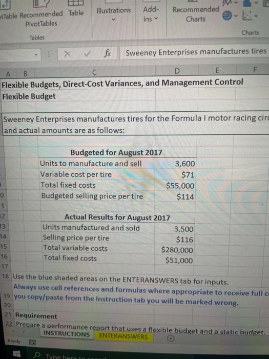  illustrations otTable Recommended Table Pivot Tables Add- ins Recommended Charts Charts