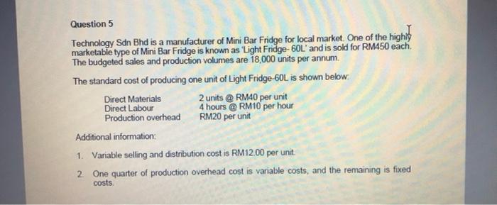  for Absorption and marginal please follow the format given Question 5