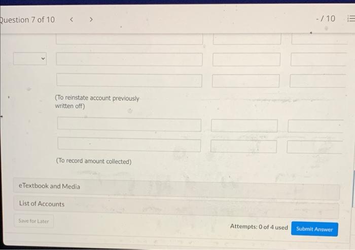 when its accounts receivable were $ 258,000 and its Allowance for Doubtful