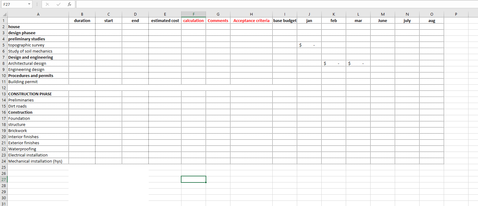 create a building quotation next house and a dispensing program Design and