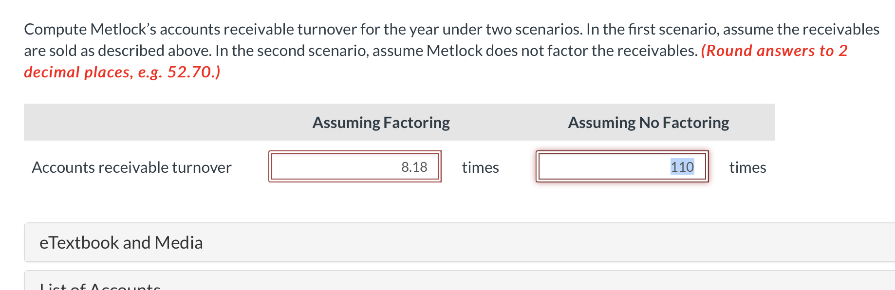 were $ 1,350,000. $ 140,000 of the sales were cash sales. Metlock