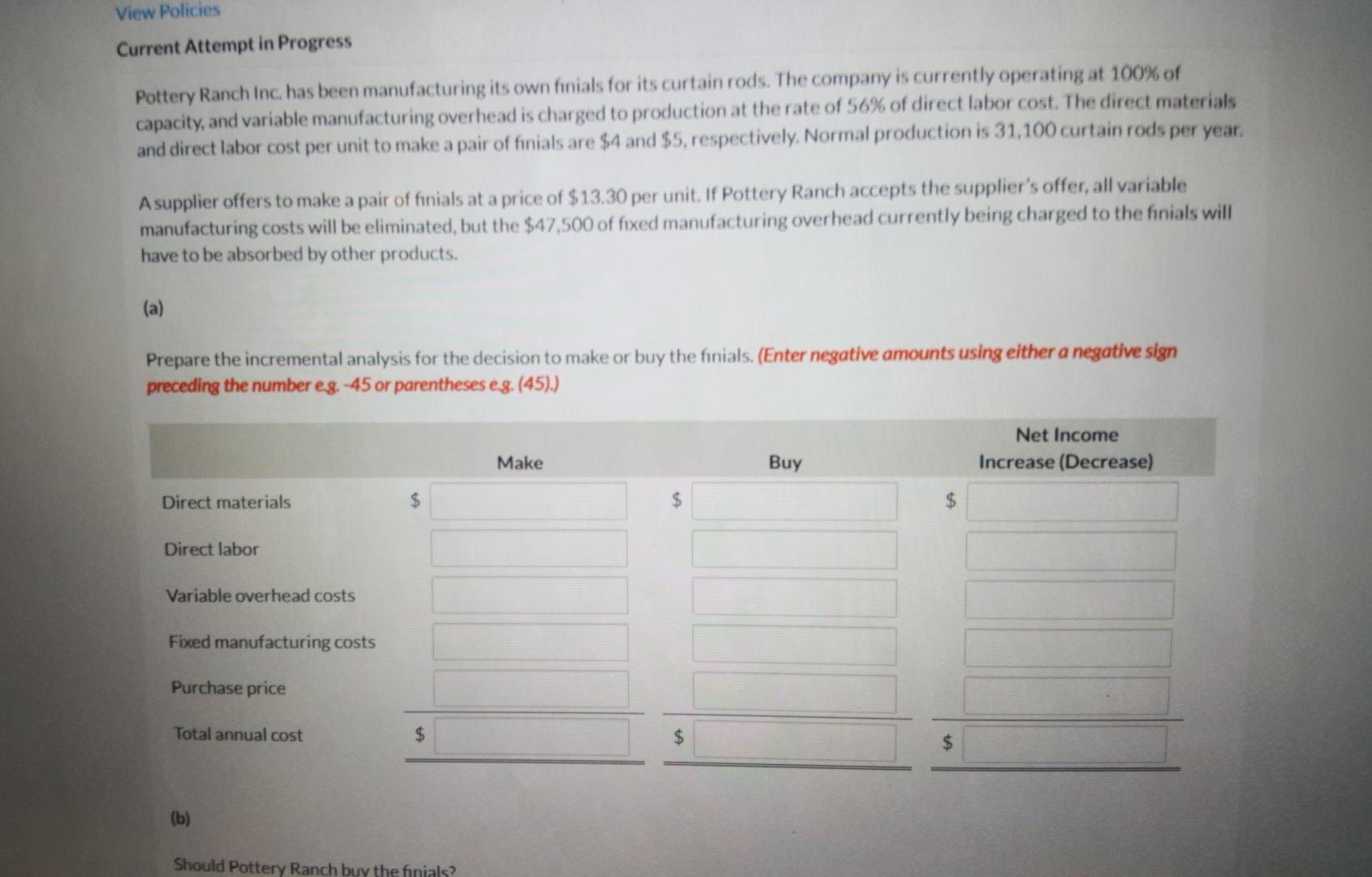 View Policies Current Attempt in Progress Pottery Ranch Inc. has been