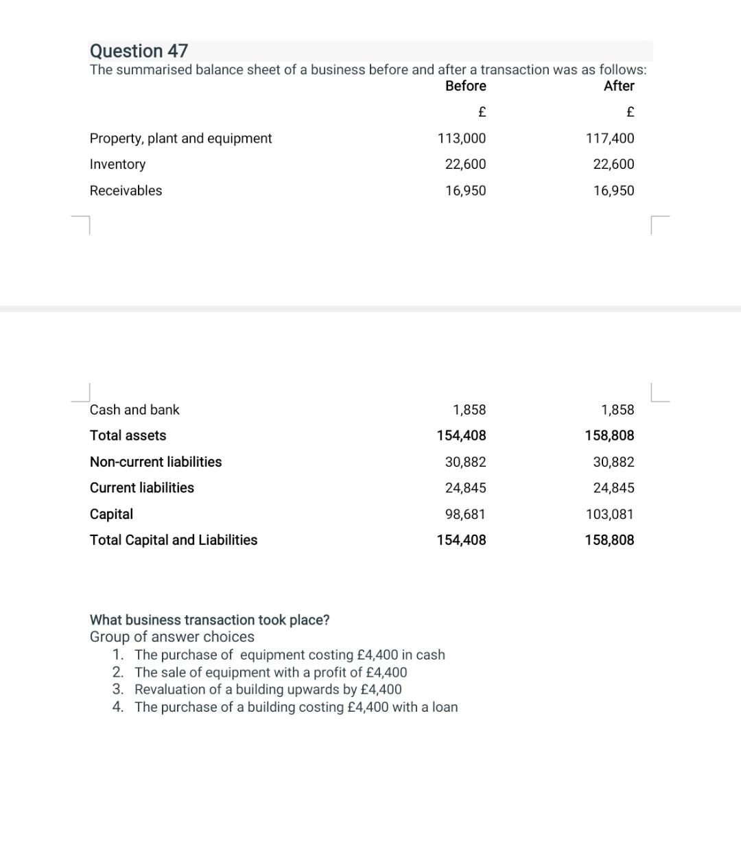 Please help me in this question thank you Question 47 The