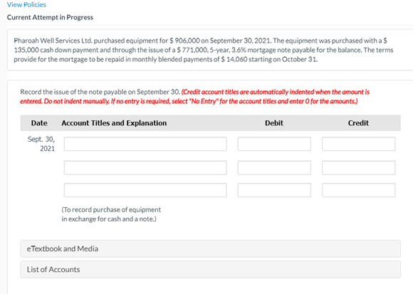  View Policies Current Attempt in Progress Pharoah Well Services Ltd. purchased