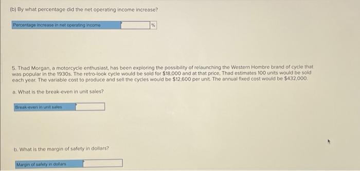 in the text. Check your worksheet by changing the fixed expenses to
