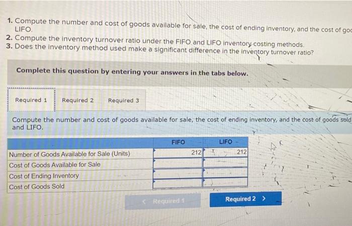 uses a periodic inventory system. Its records showed the following: Inventory, December