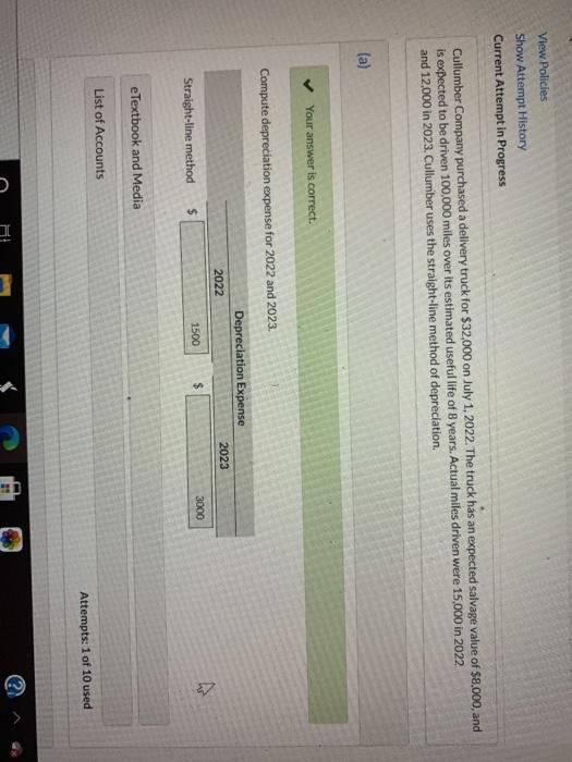  View Policies Show Attempt History Current Attempt in Progress Cullumber Company