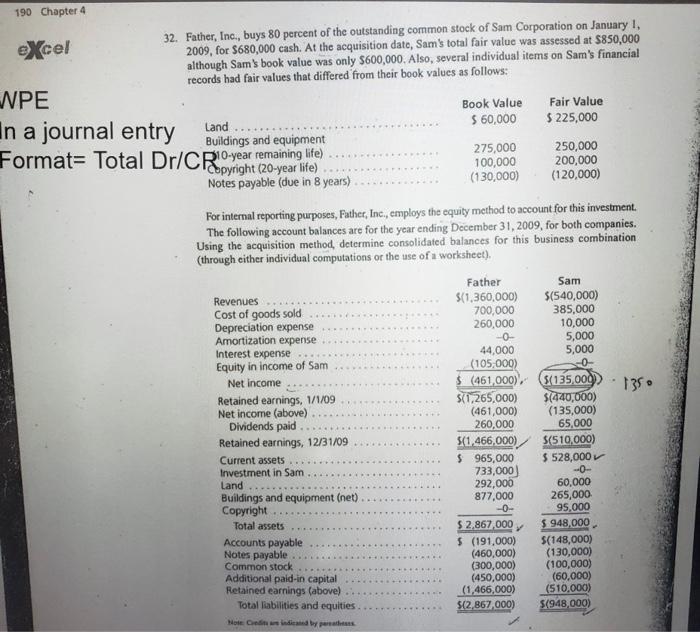 PLEASE MAKE A WORKING PAPER ELIMINATION IN JOURNAL ENTRY FORM. Ex is