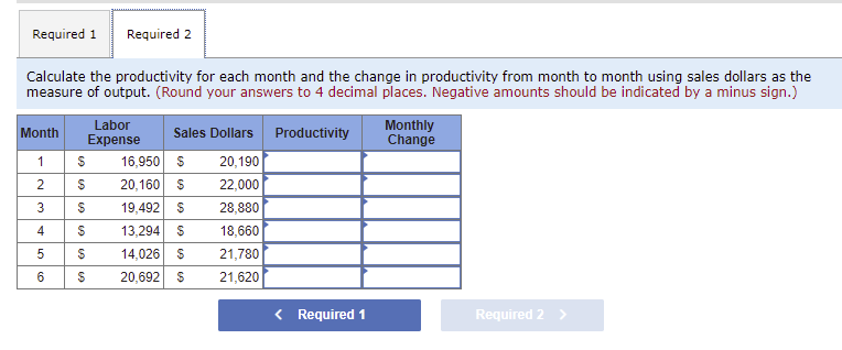 output is units of product and the inputs are manufacturing activities or