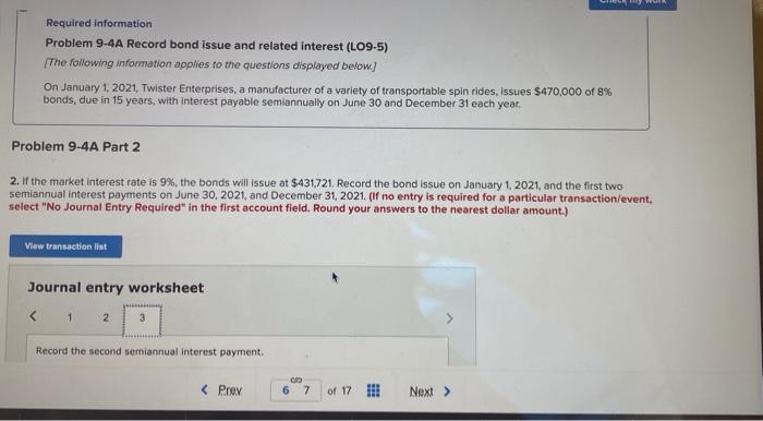 On January 1, 2021, Twister Enterprises, a manufacturer of a variety of