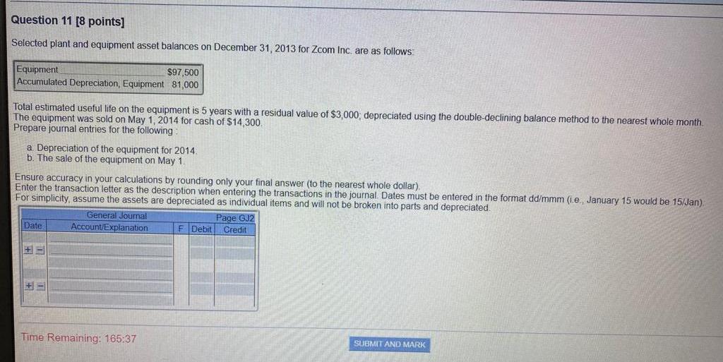  please answer as soon as possible Question 11 [8 points] Selected