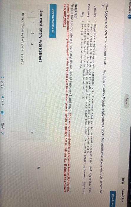  mework Saved Help Save & Exit Check my The following selected