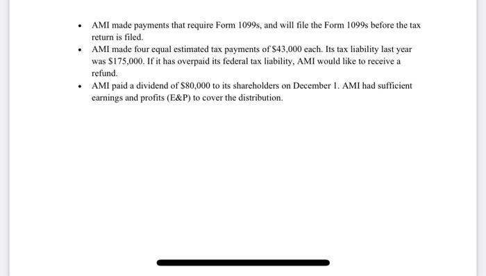 1 Required: Complete Alvin's Music Inc.'s (AMI) 2020 Form 1120, Schedule D,
