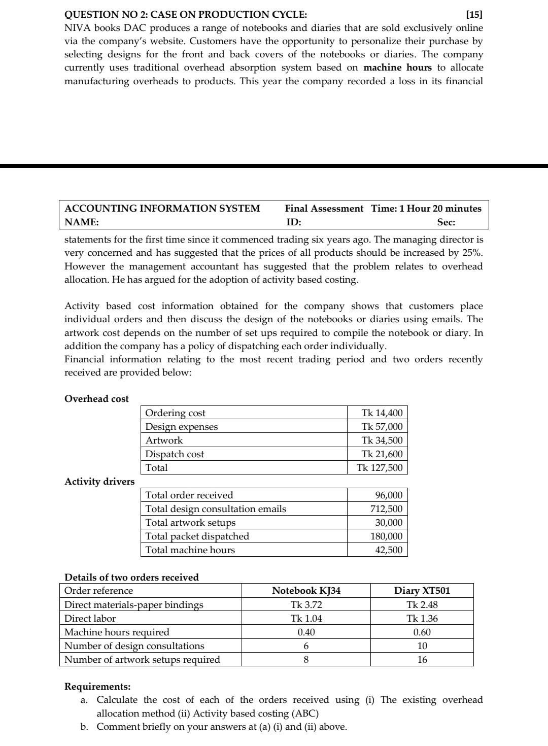  Please solve this right now. Please in 30 mins QUESTION NO