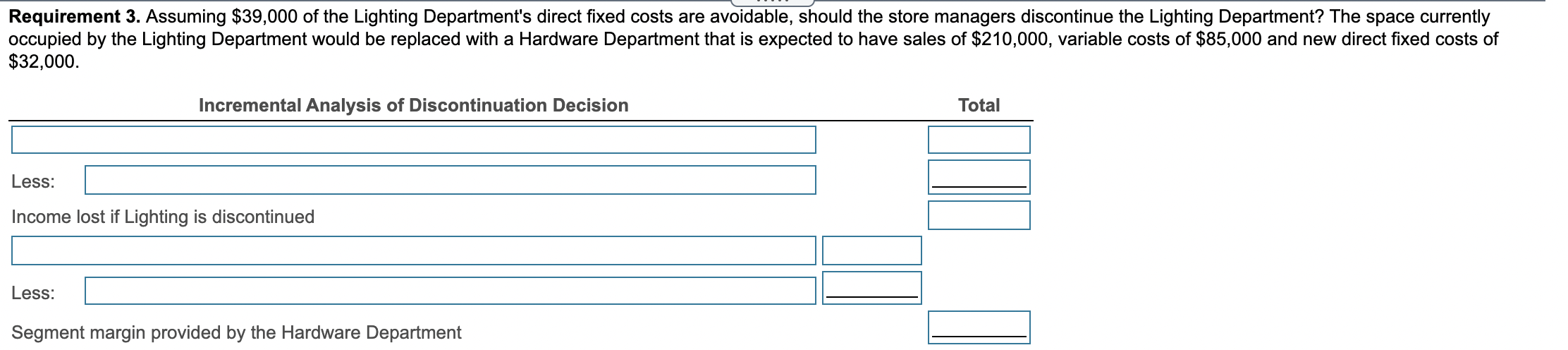 icon to view the product line income statement for the month.) Assuming