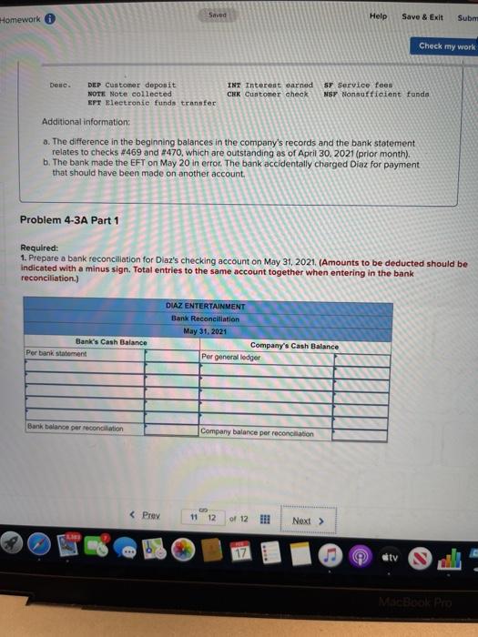 following information applies to the questions displayed below.) The cash records and