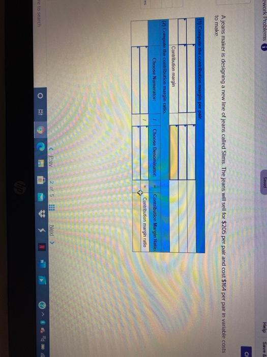  ework Problems Salved Help Save & ch A jeans maker is