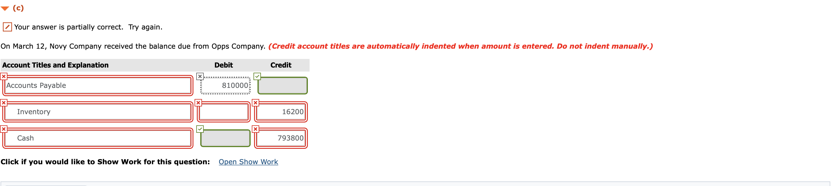 system. A) On March 2, Novy Company sold $900,000 of merchandise on