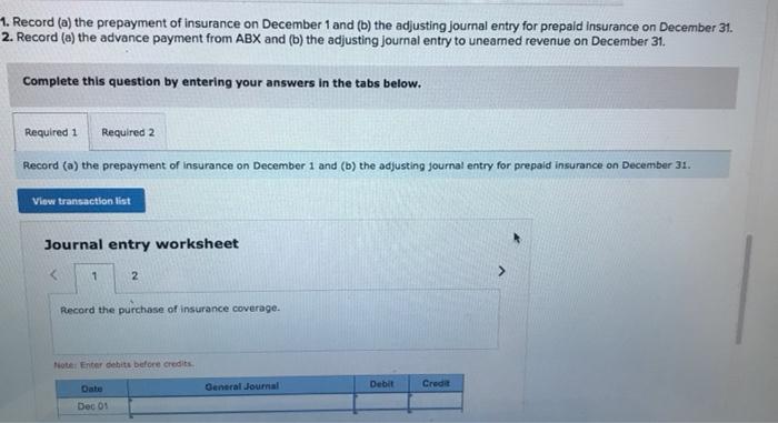 Purchased Insurance Started Work for Telo Dec. 31 Year-End Finished Work for