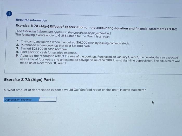 2 Part 1 of 4 The following information applies to the questions