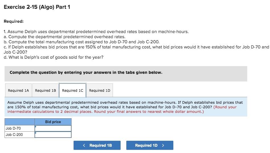 a job-order costing system and has two manufacturing departments-Molding and Fabrication. The
