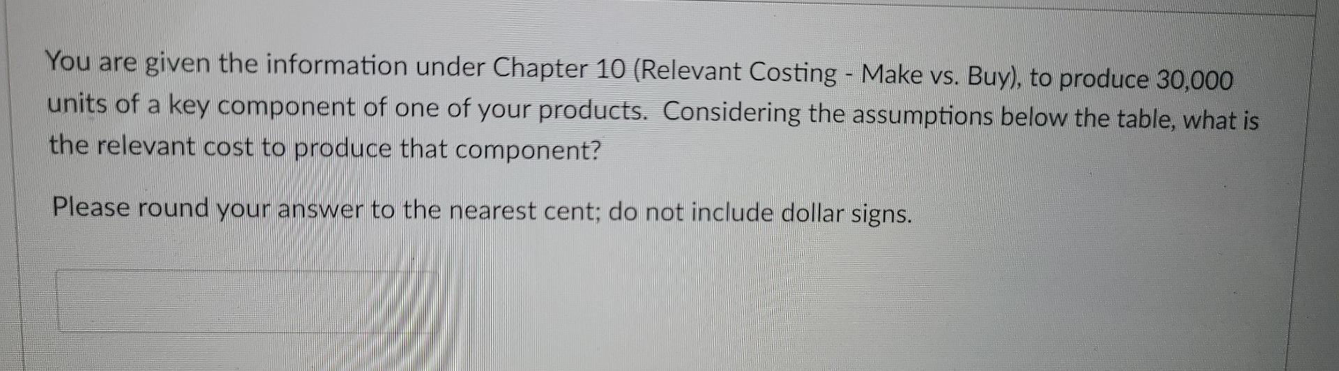 Old MathJax webview q6 You are given the information under Chapter 10