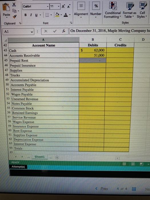 data to determine the adjusted account balances and has asked you to