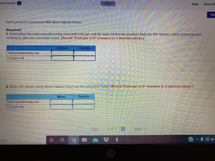 Furniture (GF) manufactures a variety of furniture for household use and just