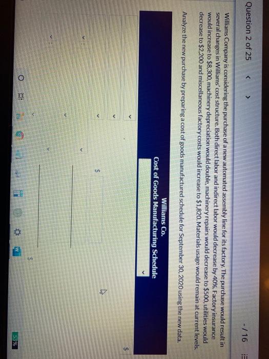 raw materials purchases $57.900, direct labor $47,800, manufacturing overhead $25,530. The specific