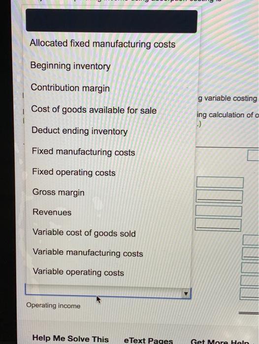 unit sold. Planned and actual fixed manufacturing costs were $690,000. Planned and